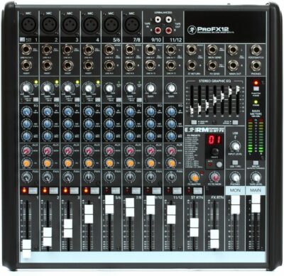 Mackie ProFX12 Channel Mixer - 6 Mic Pre Amps